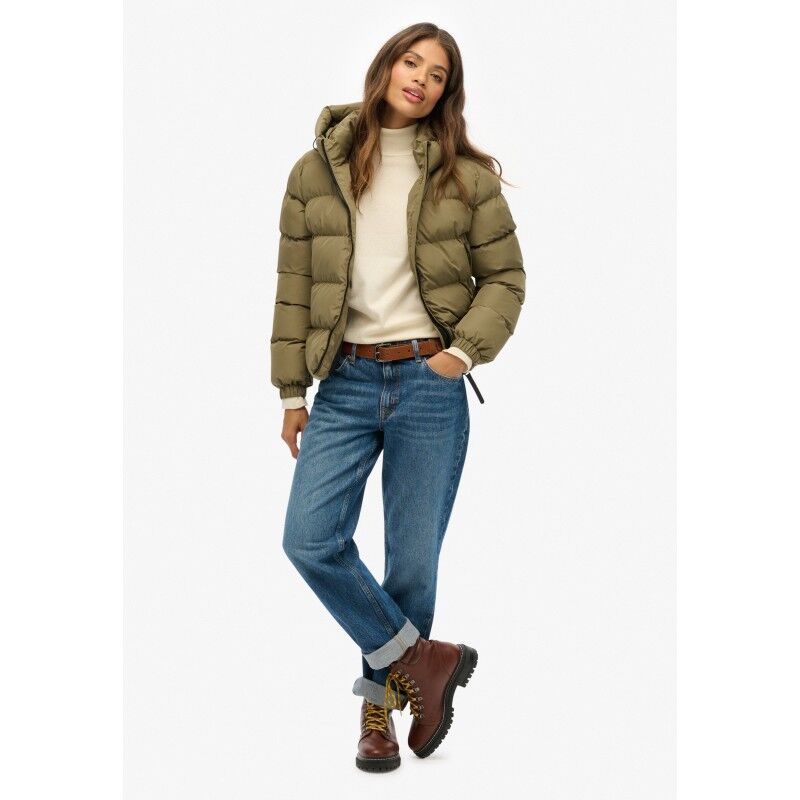 Superdry Hooded Sports Puffer Jacket - Doudoune femme | Hardloop