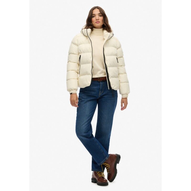Superdry Hooded Sports Puffer Jacket - Kunstfaserjacke - Damen | Hardloop