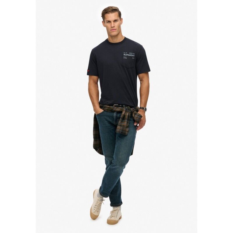Superdry Utility Loose Tee - T-shirt - Herrer | Hardloop