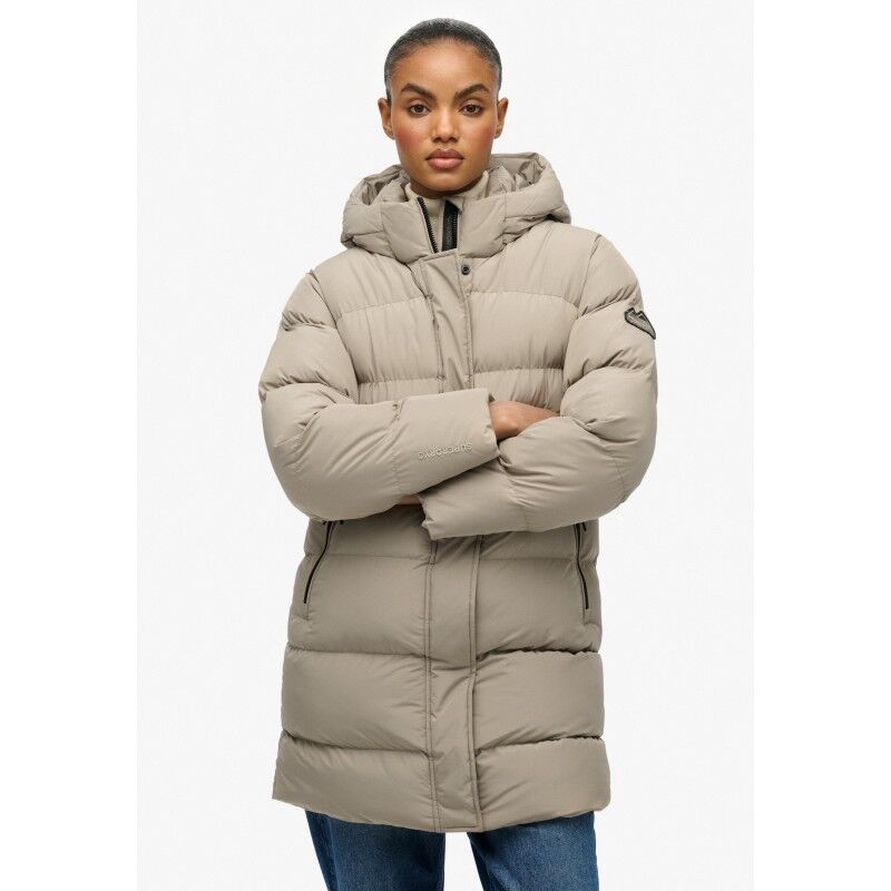 Hooded Sports Puffer Mid Jkt - Chaqueta de fibra sintética - Mujer