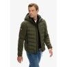 Superdry Hooded Storm Knit Hybrid Jkt - Doudoune homme | Hardloop