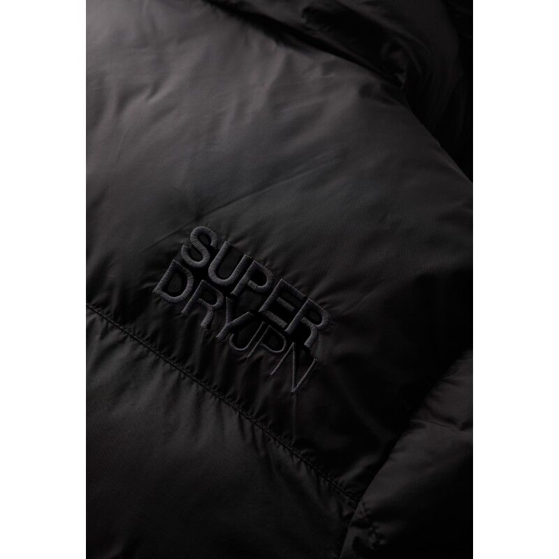 Superdry Black Puffer Jacket - Doudoune femme | Hardloop