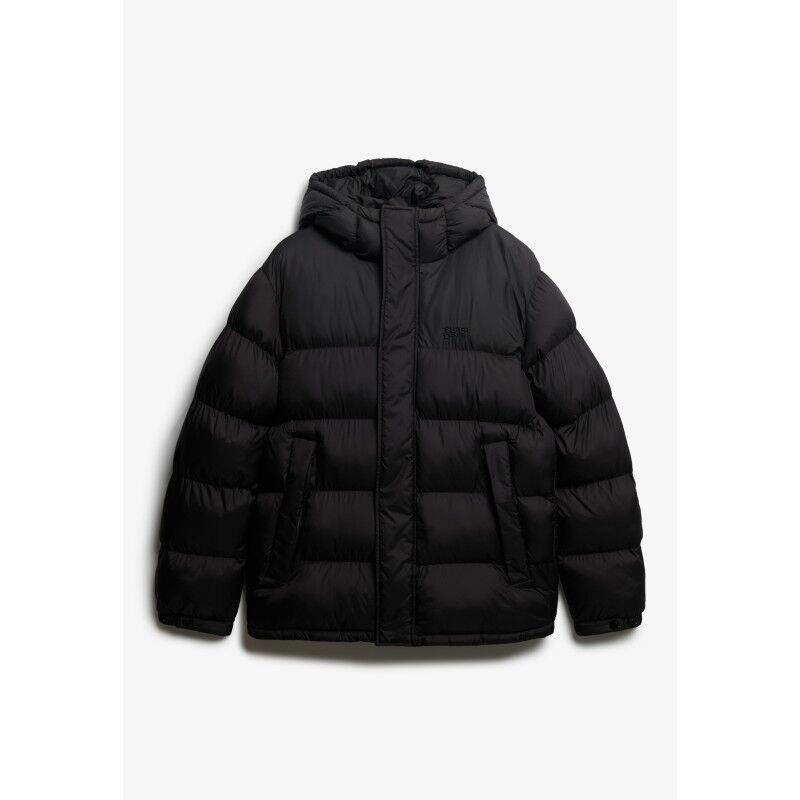 Superdry Black Puffer Jacket - Doudoune homme | Hardloop