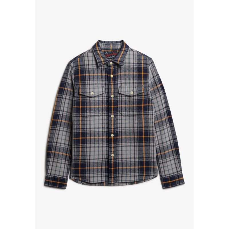 Superdry Merchant Heavy Checked Shirt - Hemd - Herren | Hardloop