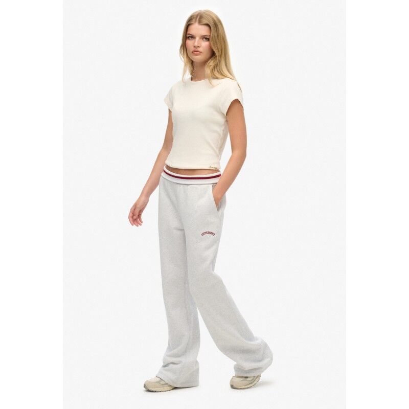 Superdry Athletic Essentials Logo Low Rise Flare Jogger - Dámské kalhoty | Hardloop