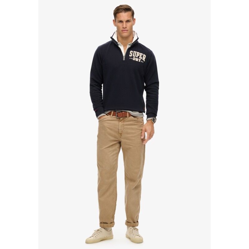 Superdry Vintage Athletic Zip Half-Zip - Pánsky pullover | Hardloop