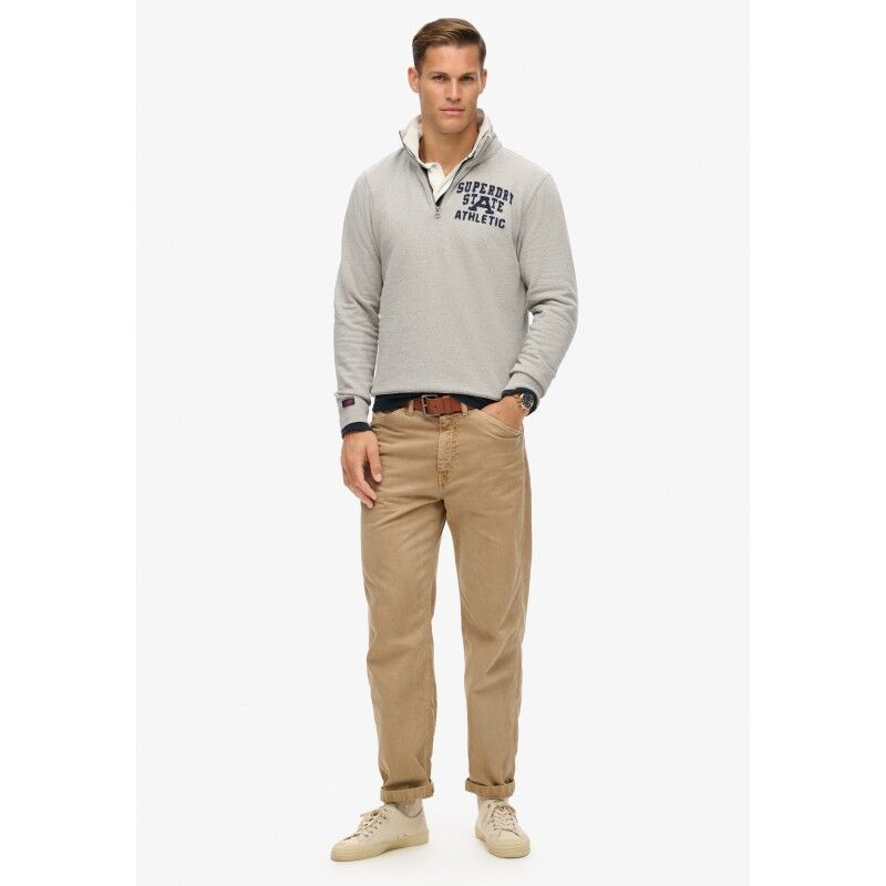 Superdry Vintage Athletic Zip Half-Zip - Jumper - Men's | Hardloop