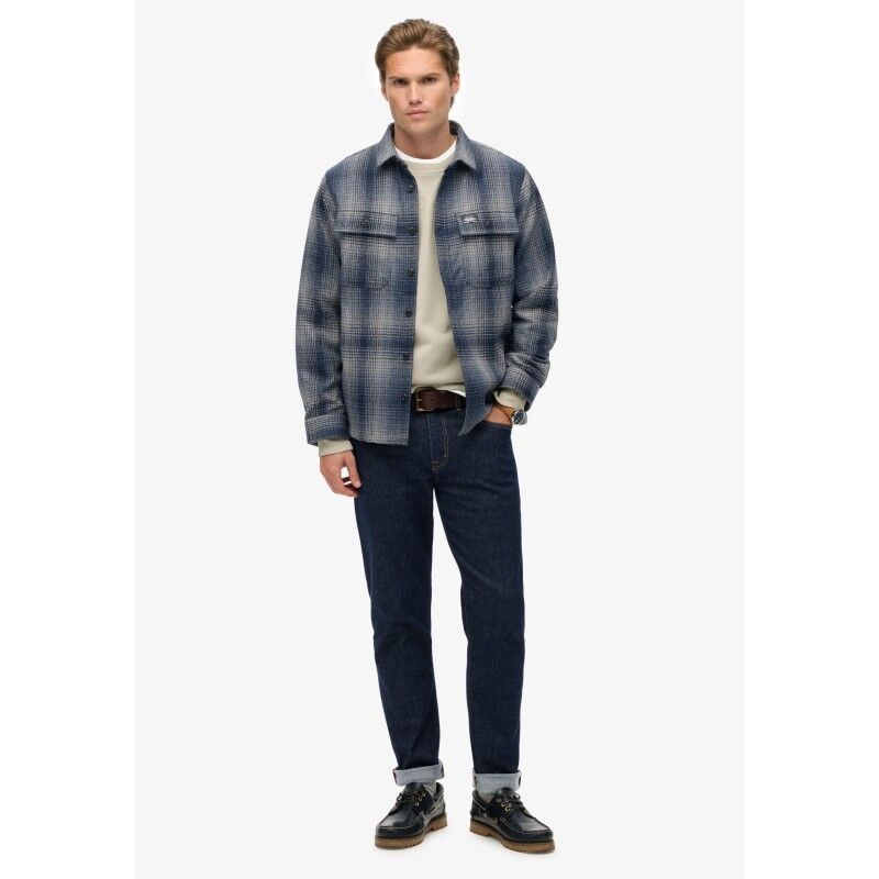 Superdry Wool Miller Overshirt - Chemise homme | Hardloop