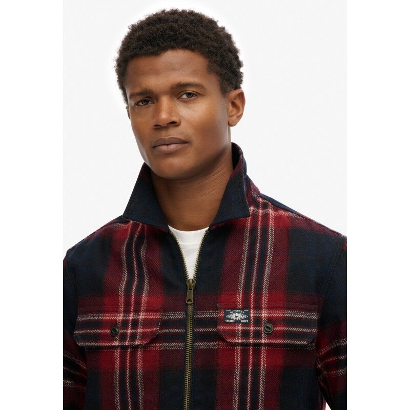 Superdry Wool Miller Zip Overshirt - Casaco homem | Hardloop