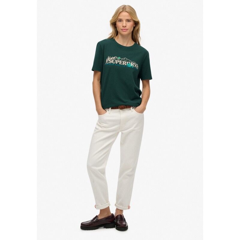 Superdry Outdoor Supply Co Relaxed Tee - T-shirt - Women's | Hardloop