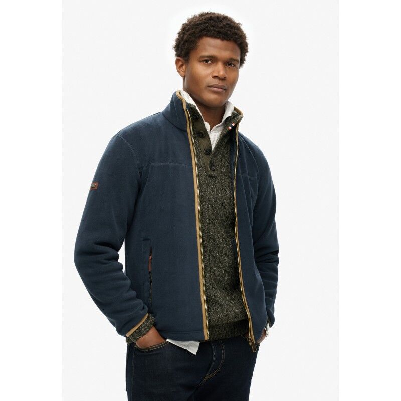 Superdry Estate Full Zip Fleece - Polar homem | Hardloop