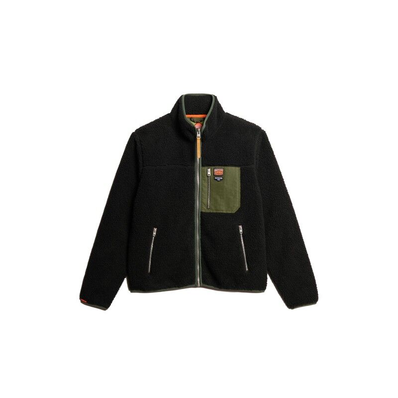 Superdry Vintage Retro Borg Fleece Jacket - Fleecejacke - Herren | Hardloop