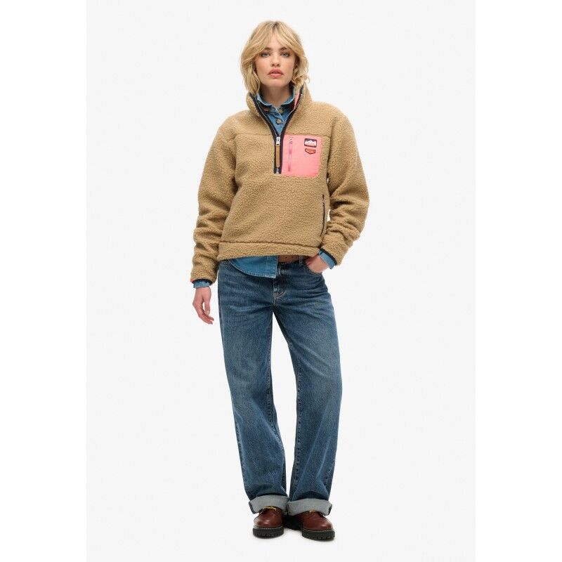Superdry Vintage Retro Half Zip Fleece - Fleece jacket - Women's | Hardloop