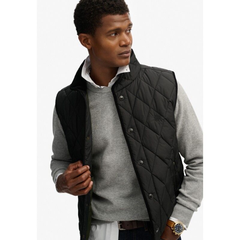 Superdry Quilted Estate Gilet - Vest - Men's | Hardloop