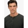 Superdry Waffle Long Sleeve Henley Top - T-shirt meski | Hardloop