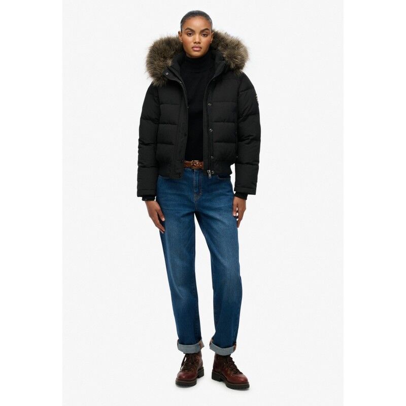 Superdry Everest Hooded Bomber Jkt - Doudoune femme | Hardloop