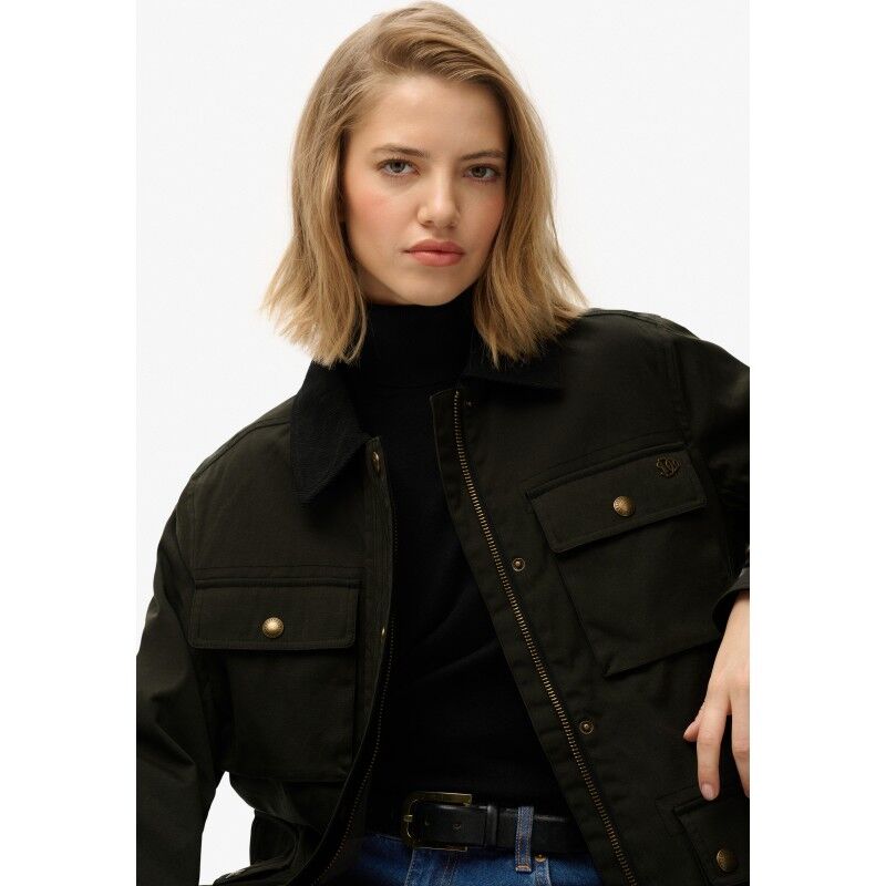 Superdry Wax Jacket - Regenjacke - Damen | Hardloop