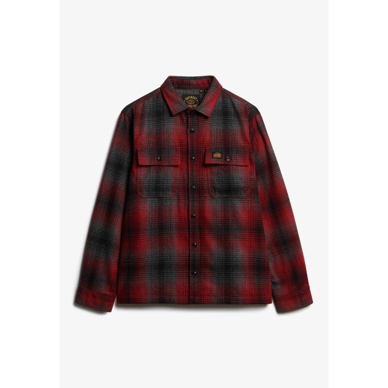 Superdry Wool Miller Overshirt - Surchemise homme - Overshirt - Men's | Hardloop
