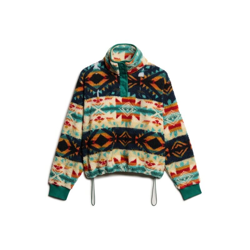 Superdry Super Soft Printed TEddy Fleece - Fleece jacket - Women's | Hardloop