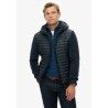 Superdry Hood Storm Fleece Hybrid Jkt - Pánská fleesová mikina | Hardloop