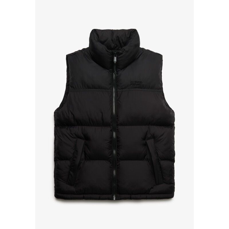 Superdry Black Puffer Gilet - Doudoune sans manches femme | Hardloop
