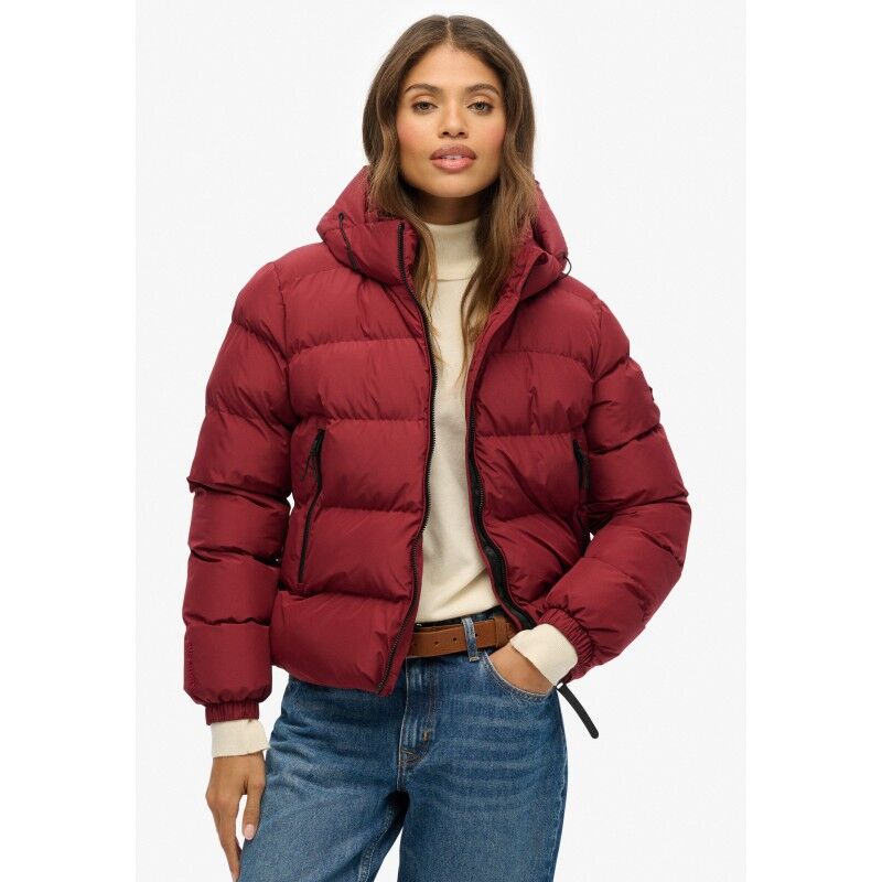 Hooded Sports Puffer Jacket - Syntetjacka - Dam