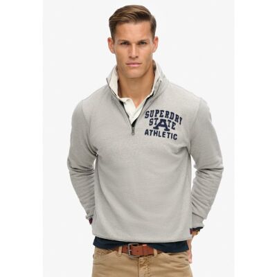 Vintage Athletic Zip Half-Zip - Jerséis - Hombre