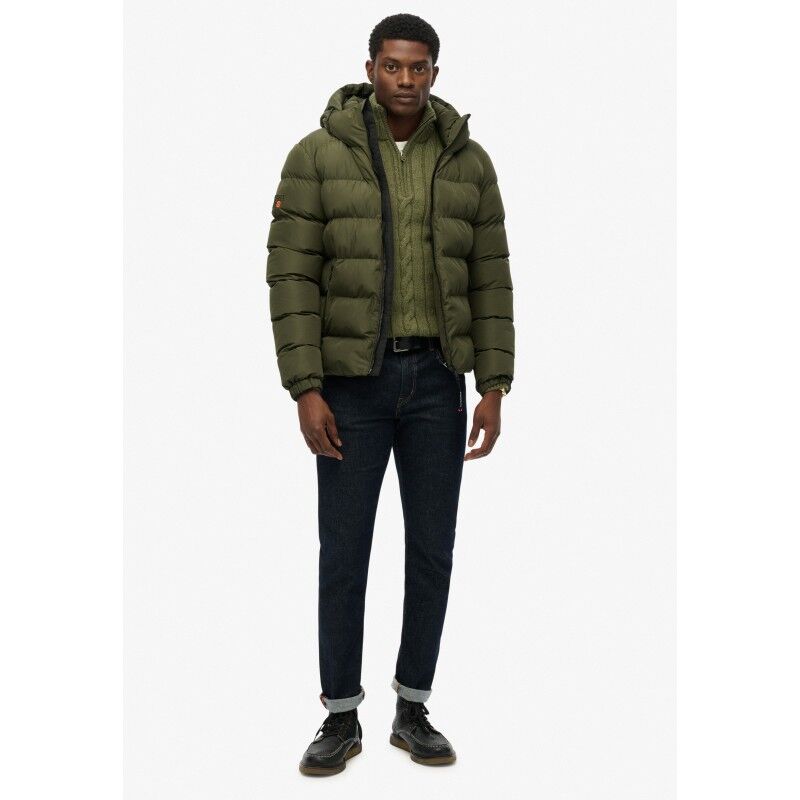 Superdry Hooded Sports Puffer Jacket - Kurtka męski | Hardloop