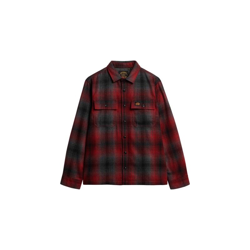 Superdry Wool Miller Overshirt - Surchemise homme - Overshirt - Men's | Hardloop