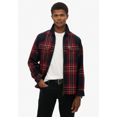 Wool Miller Zip Overshirt - Veste homme - Overshirt - Herrer