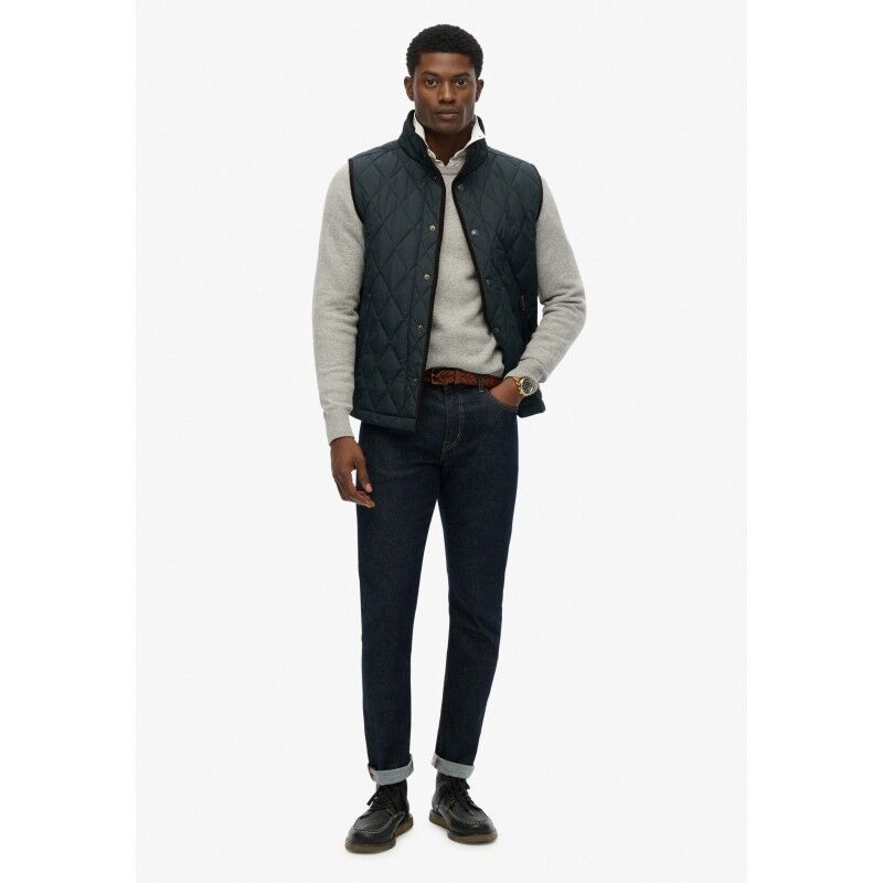 Superdry Quilted Estate Gilet - Gilet - Uomo | Hardloop