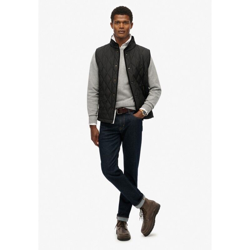 Superdry Quilted Estate Gilet - Vest - Men's | Hardloop