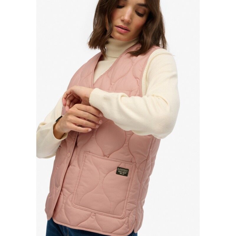 Superdry Quilted Lite Liner Gilet - Vest - Women's | Hardloop
