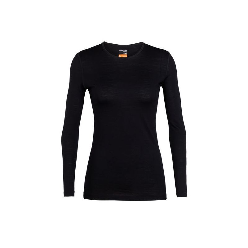 Icebreaker 200 Oasis Long Sleeve Crewe - Dámské Boxerky | Hardloop