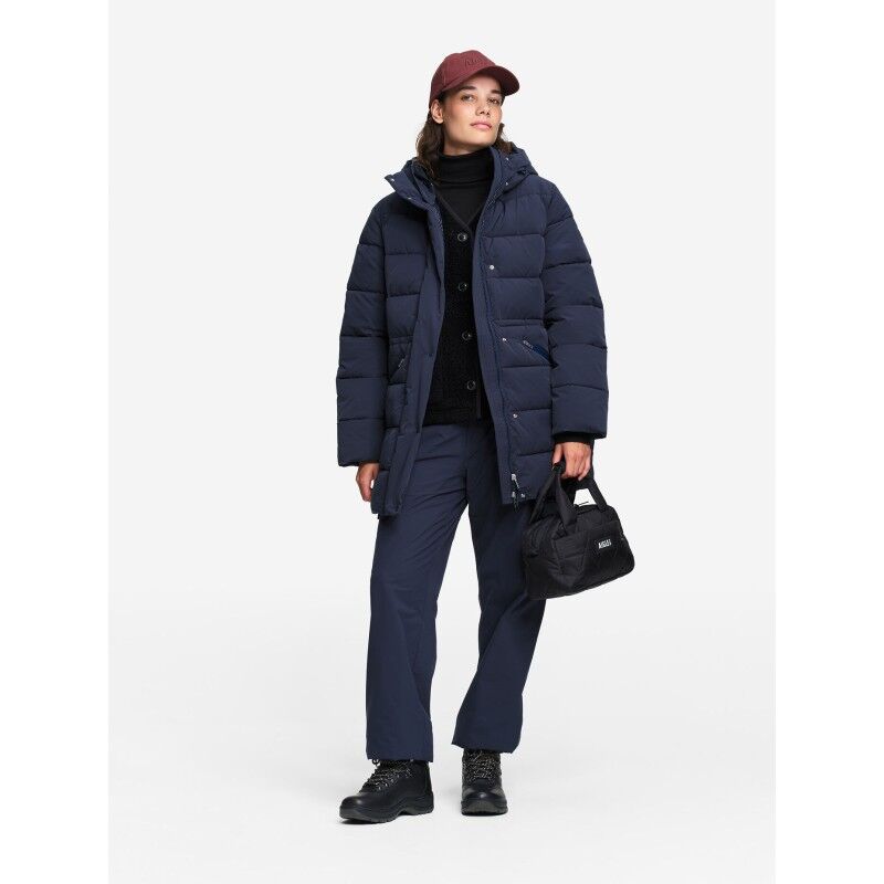 Aigle Waterproof Mid-Length Quilted Down - Regnjacka - Dam | Hardloop