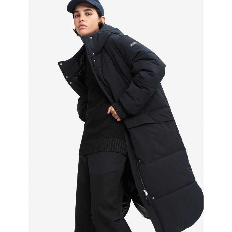 Waterproof Long Quilted Down - Kurtka przeciwdeszczowa damska