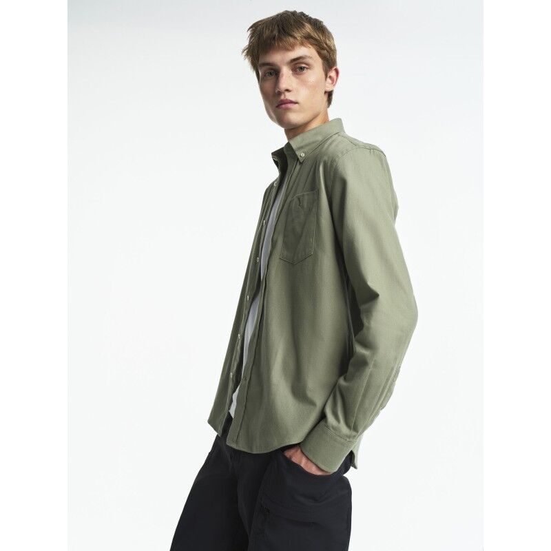 Shirt Uni Flannel - Hemd - Herren