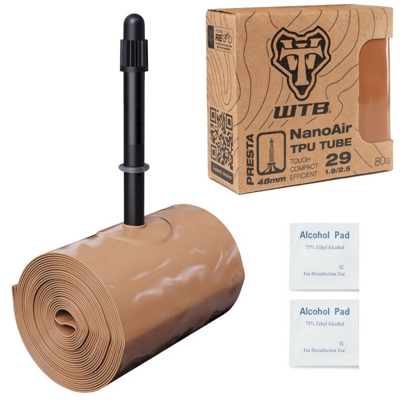 NanoAir TPU Tube, Presta 29 x 1.9/2.5" Tan, 48mm valve - Inner tube