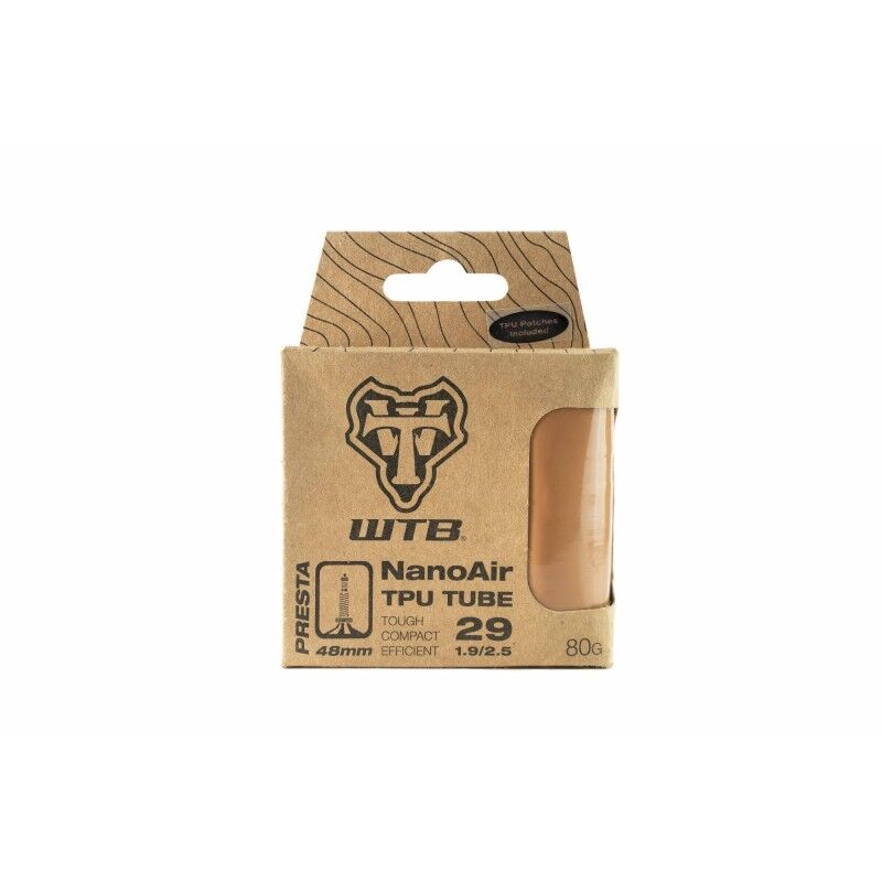 WTB NanoAir TPU Tube, Presta 29 x 1.9/2.5" Tan, 48mm valve - Câmara de ar | Hardloop