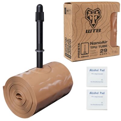 NanoAir TPU Tube, Presta 29 x 2.5/3.0" Tan, 48mm valve - Duše na kolo