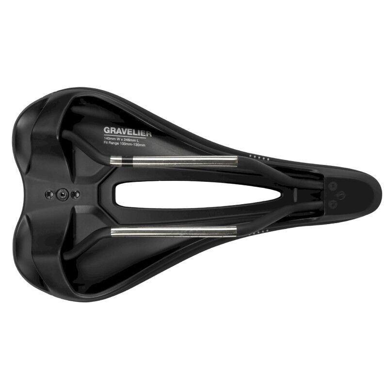 WTB Gravelier Medium Fusion Form Stainless Black Saddle - Selle de vélo | Hardloop