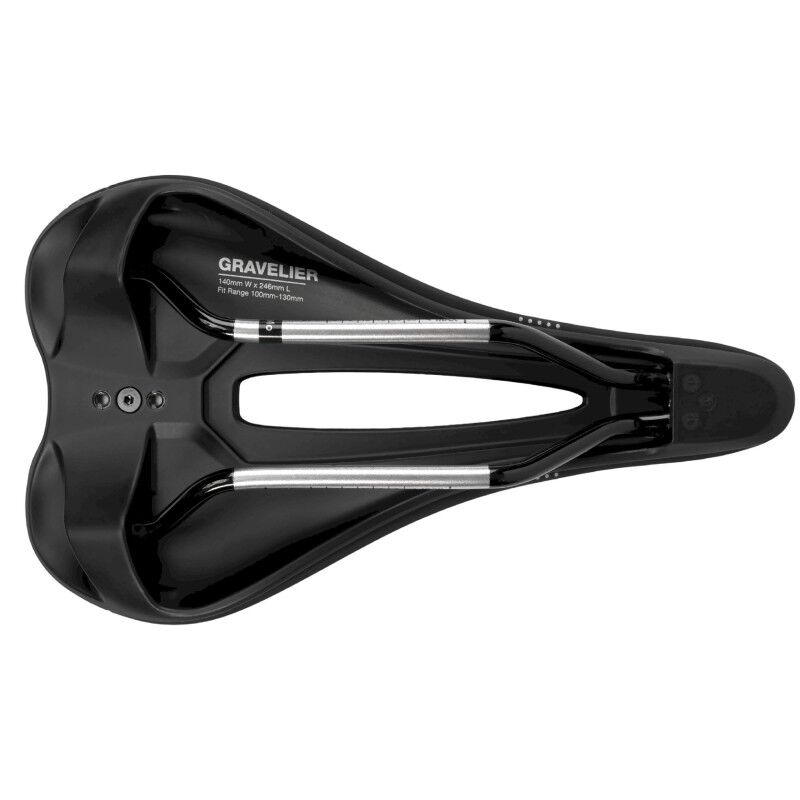 WTB Gravelier Medium Cromoly Black Saddle - Bike saddle | Hardloop