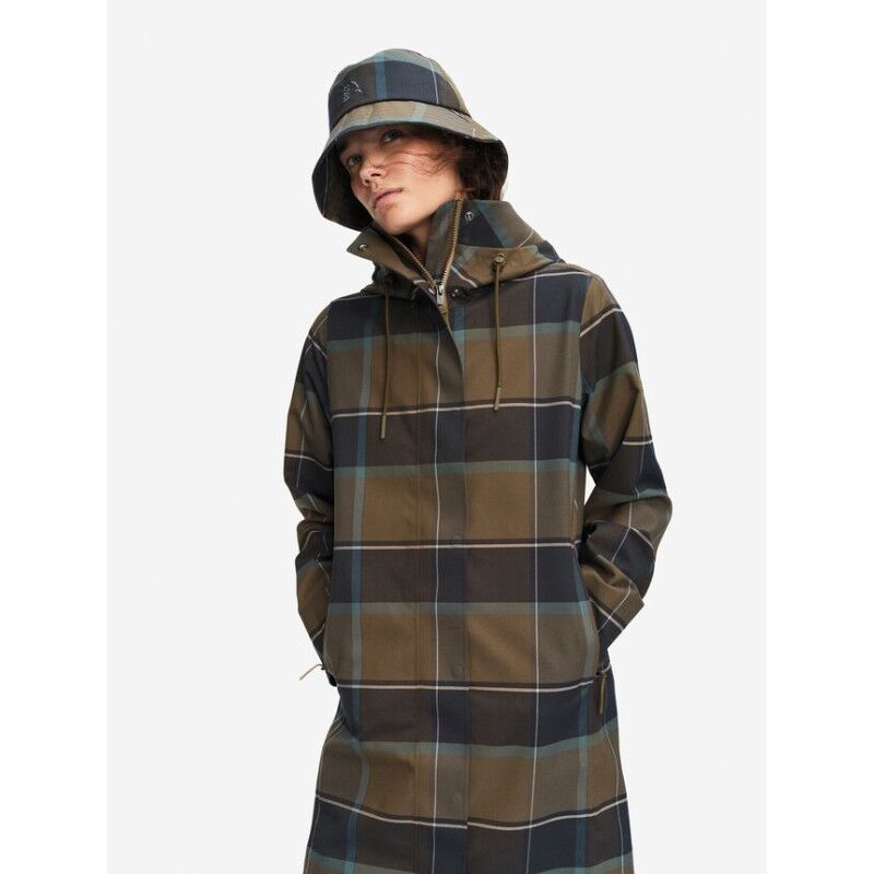 Aigle MTD Long Plaid Parka - Parka mulher | Hardloop