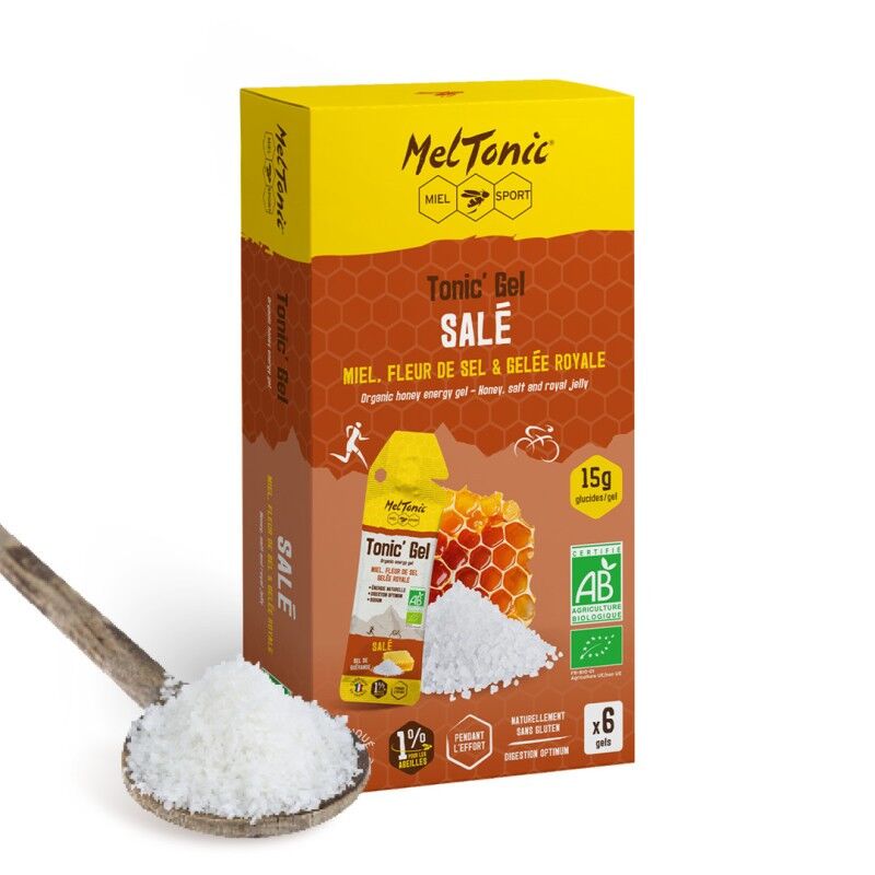 Tonic Gel Bio Salé - Étui 6 Gels - Energy gel