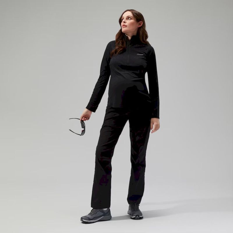 Berghaus 24/7 Maternity LS Half Zip Tech Tee - Ropa interior - Mujer | Hardloop