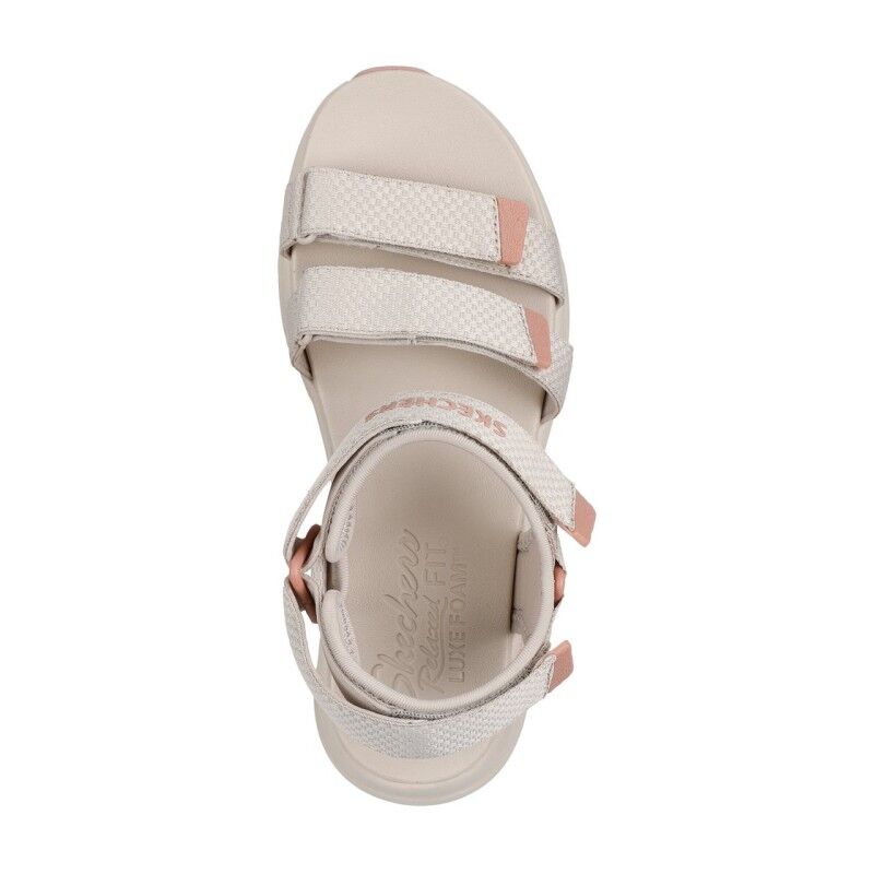 Skechers D'Lux Walker Sandal - Sea Scape - Wandersandalen - Damen | Hardloop
