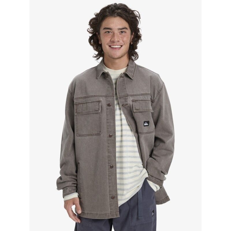 Mohab Washed Twill Ls Shirt - Hemd - Herren