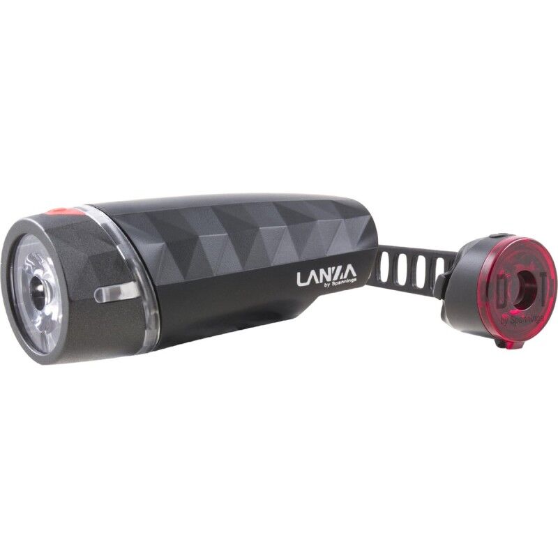 Kit Luci Per Bici Con Dinamo A Frizione - Fanale Posteriore E