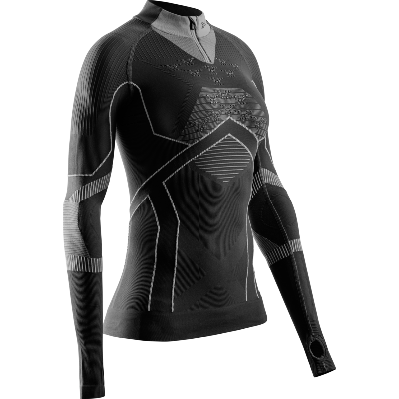 Energy Accumulator Light Shirt LS 1/2 Zip - Alusvaatteet - Naiset