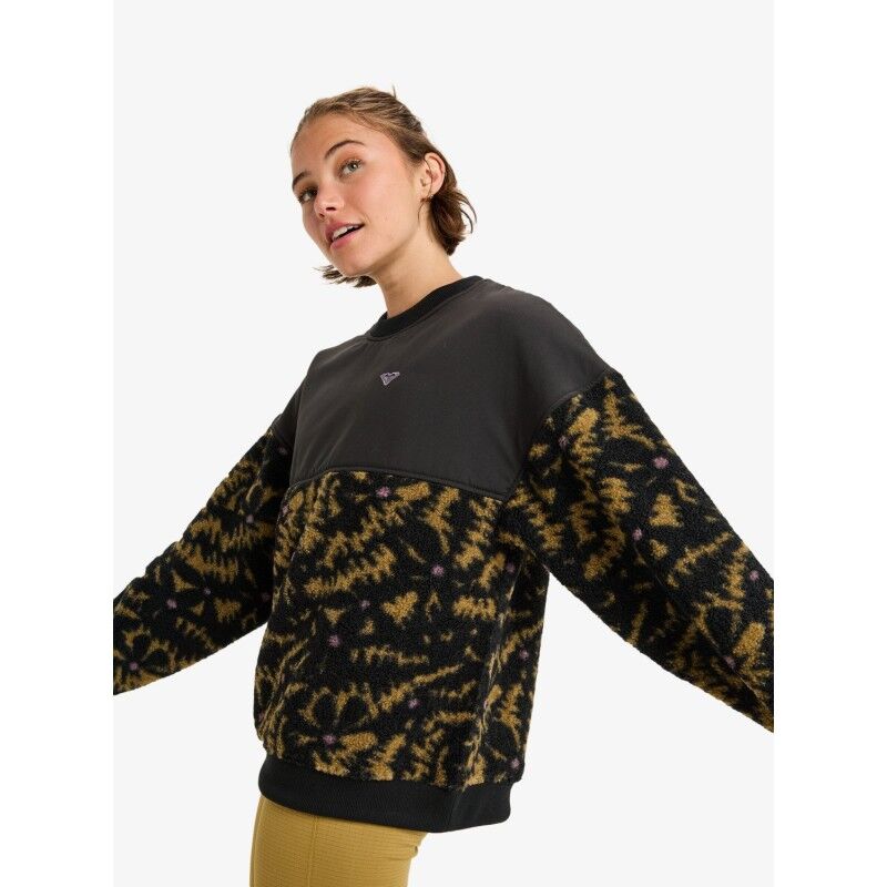 Roxy Waves Of Warmth Layered Crew - Polaire femme | Hardloop
